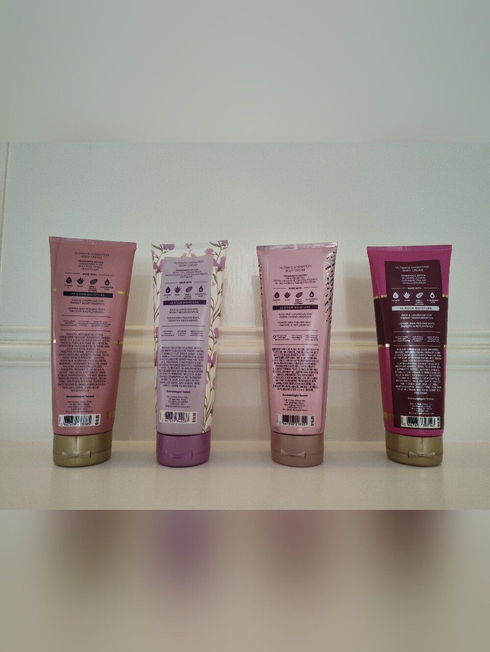 BATH & BODY WORKS Body Cream Lotion Set Always Fleur Sweet Pea Pink Bundle NWT - Picture 2 of 4